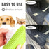 2 Pieces Pet Hair Remover, Block Roller Cleaner Brush for Sofa, Car Interiors, and Fabrics (Yellow, Green)