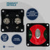 Five Oceans Marine Battery Disconnect Switch On-Off with Knob, 250 Amp Continuous, 12-24 Volts - FO3510