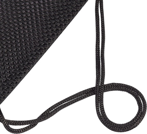 HAOGUAGUA 2-PACK Mesh Drawstring Bag, Mesh String Bag for Gym Laundry, Seashell and Beach Finds, Mushroom Hunting Bag