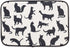 Bone Dry Machine Washable Ultra Absorbent Pet Mat, 12x18, Cat Silhouette Design