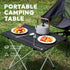 MellowCamp Camping Side Table, Ultralight Aluminum Folding Table, Small Compact Portable Ideal for Beach, Outdoor