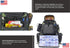 OSAGE RIVER Fishing Backpack Medium, Fits 4 Large Tackle Boxes, Waterproof Rain Cover, Includes Pliers and Flashlight