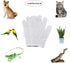 Bird Training Anti-Bite Gloves Protective Gloves for Small Animal Handling (1 Pair White)