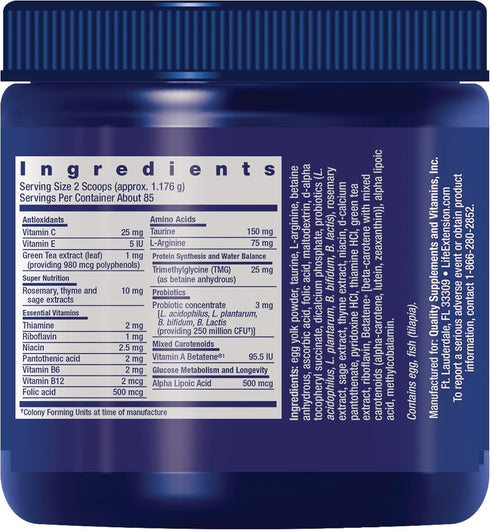 Life Extension Cat Mix, Cat Food Supplements, 85 Servings, Heart Health, Probiotics, Non-GMO, Gluten-Free
