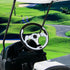 Universal Golf Cart Steering Wheel - Skid Steering Wheel for Club Car EZGO RXV, TXT, Yamaha, Precedent, Tempo, DS