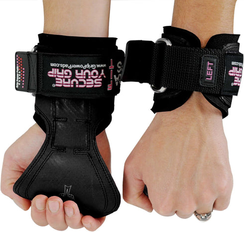 Cobra Grips PRO Weight Lifting Gloves Heavy Duty Straps Alternative with Power Lifting Hooks Padded Wrist Support