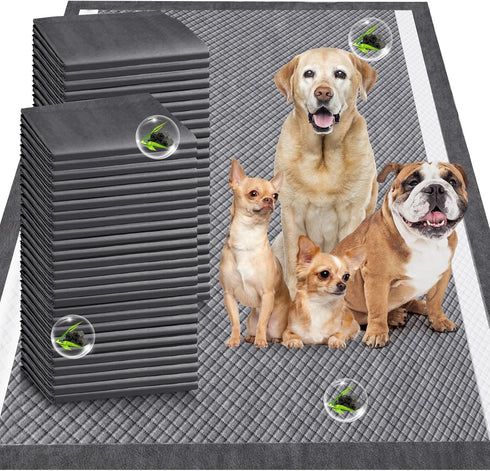 4XL 36x36 9 30 Counts Gimars Upgrade Odor Control Extra Large Thicken Layers Extra Absorbent Charcoal Pee Pads for Dogs