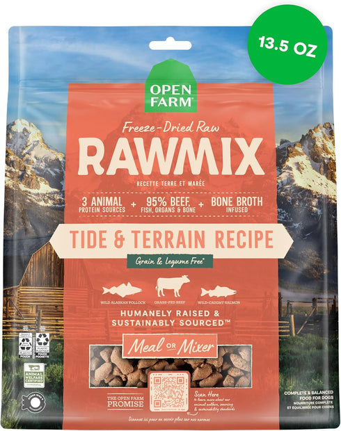 Open Farm, RawMix Freeze Dried Raw Morsels, Dog Food Topper & Mixer,