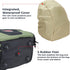 OSAGE RIVER Fishing Backpack Medium, Fits 4 Large Tackle Boxes, Waterproof Rain Cover, Includes Pliers and Flashlight