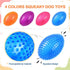 4 Pcs 4.5'' Spiky Squeaker Football Dog Toy for Medium Large Dogs, Spiky Balls for Aggressive Chewers, Fetch Training