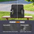 20.5"/25" Nova Microdermabrasion Wide Stadium Seat for Bleachers w/Back Support Padded Cushion Portable Reclining