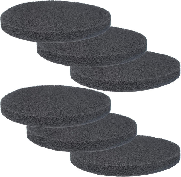 Fx4 Carbon Filter Pads Pack of 6 – Replacement Carbon Impregnated Foam Pads Compatible with Fluval FX5 / FX6 Canister