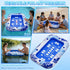 56IN Summer Oversize Floating Card Game Table for Pool with Waterproof Cards - Inflatable Floating Card Table
