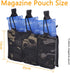 Tactical Mag Pouch for Magazine Holster, Open Top Molle Triple Mag Pouch for Tactical Bag Accessories