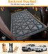 NISSYO.AM Backseat Pet Bed Mat, Non-Slip Dog Seat Cover with Scratch-Resistant Padding, Dog Bed for Cars, Trucks
