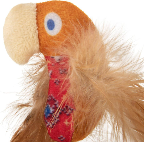 2-Pack 2-Pack Instincts by SmartyKat HappyNip Love Mates Feather Birds Plush Cat Toys, Contains Catnip & Silvervine