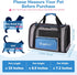 10 lbs BurgeonNest Cat Carrier, Airline Approved Dog Carrier, Soft Sided Cat Pet Carrier for Small Medium Cats Dogs