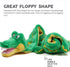 Outward Hound Squeaker Matz Plush Gator Dog Toy, Small