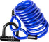 Security Cable Lock Set - 5ft to 25ft Weatherproof Looped Ends U-Lock for Bikes and Outdoor Equipment