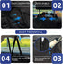 Junpee Hammock Dog Car Seat Cover for Back Seat - Waterproof and Anti-Slip Car Dog Seat Cover, with Design for Safe