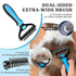 Generic 7PCS Dog Grooming Brush Kit for Shedding and Matted Fur, Self-Cleaning Slicker Brush with Undercoat Rake, Flea