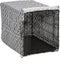 MidWest Homes for Pets Medium Dog Crate Cover, Teflon Fabric Protector, Fits Most 30-inch Crates, Gray