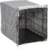 MidWest Homes for Pets Medium Dog Crate Cover, Teflon Fabric Protector, Fits Most 30-inch Crates, Gray