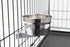 Lixit Quick Lock Cage Bowls for Dogs, Cats, and Rabbits, 20oz, Stainless Steel