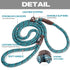 TwoEar Dog Leash Slip Lead - 1/2" x 6FT Reflective Durable Training Leash for Medium & Large Dogs, Blue