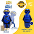 Small Ninja 40 Inches Kids Punching Bag, Filled Bop Bag for Indoor Outdoor Fun
