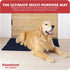 My Doggy Place Microfiber Dog Mat for Muddy Paws, 36" x 26" Navy Blue, Absorbent Quick-Drying, Non-Slip Rubber Backed