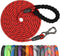 NTR 8FT Heavy Duty Dog Leash, Green Rope with Swivel Lockable Hook and Comfortable Padded Handle