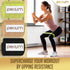 Workout Bands for Women - Fitness Gifts: Fabric Bands for Pilates, Yoga, Boxing with Light, Medium, Heavy Options