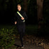 Navaris Reflective Sash - Walking, Cycling, Running Gear with Pocket and Carabiner Clip for Men and Women