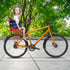 Gbonklong Child Bike Seat, Rear Mount Baby Bike Seat Kids Back Bike Seat Safety Carrier Infant Bike Seat Baby Bike