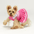 Fitwarm Cheerleader Dog Costume, Sporty Cheer Dog Dress for Small Dogs Girl, Pet Clothes Cat Outfits, Pink White, Large