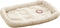 Sherpa Pet Crate Bed with Bumper-Style Cushioning for Comfort, Small, Natural Beige