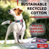 WAUDOG Recycled Cotton Dog Leash - 6 Ft / 10 Ft Eco-Friendly for Small Medium & Large Dogs - Reflective Leash