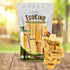 EcoKind Pet Treats Premium Gold Peanut Butter Flavored Yak Chews | All Natural Himalayan Dog Chew