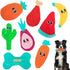 AWOOF Dog Toys No Stuffing, Crinkle Dog Toys for Aggressive Chewer, 8 Packs Flat Stuffless Puppy Toys
