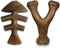 Benebone Durable Dog Chew Toys Set of 1 | Fishbone/Wishbone | Real Fish, Real Bacon, Made in USA, Small