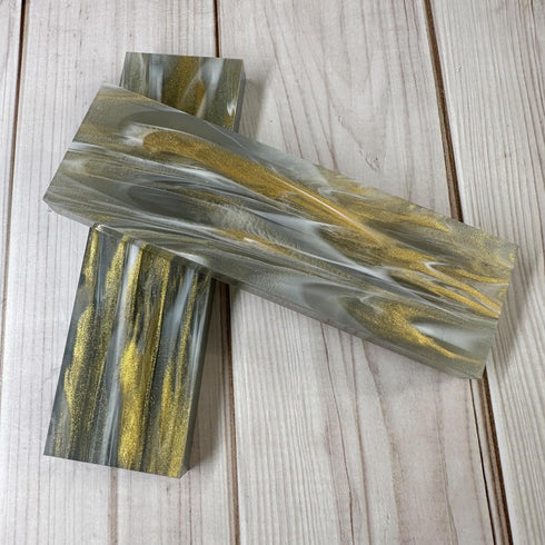 Pre-Cut Epoxy Resin Scales Blanks for Decorative Inlays in Guitar Bodies, Knife Handle, Gun Grips
