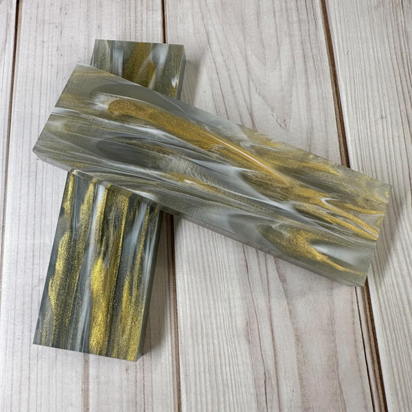 Pre-Cut Epoxy Resin Scales Blanks for Decorative Inlays in Guitar Bodies, Knife Handle, Gun Grips