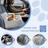 Dog Car Seat for Small Dogs, Pet Booster Seat with Clip-On Safety Leash and Storage Pockets, Washable Travel Dog Car