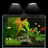 WEAVERBIRD 15W Double Head Aquarium Fish Tank Light, 32 LED Clip Lamp, 1600LM White Lighting for 8-15 Inch Tank