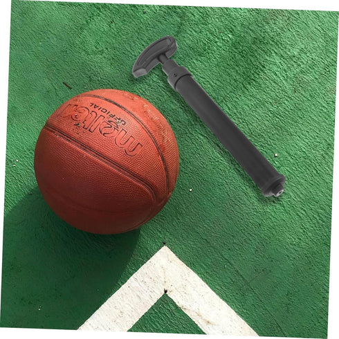 Kisangel 1Set Basketball Air Pump, Mini Hand Pump with Inflator Ball Needle for Bicycle Tires and Sports Balls