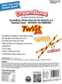 Dreambone Twist Sticks, 50 Count, Rawhide-Free Chews with Real Bacon and Cheese Flavor (3 Pack)
