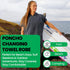 COR Surf Poncho Changing Towel Robe with Hood and Front Pocket, Doubles Up As A Beach Towel and Blanket, Made of Quick