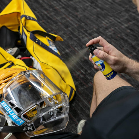4oz Howies Anti-Fog Visor Spray Fog-Free Vision for Hockey, Football & Sports Goggles Clear Lens Cleaner for Helmets