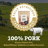 100% 3.5 oz 2 Pack Farm Hounds - Premium Natural Pork Jerky for Dogs - Made from Humanely Raised Pork - Break-to-Size